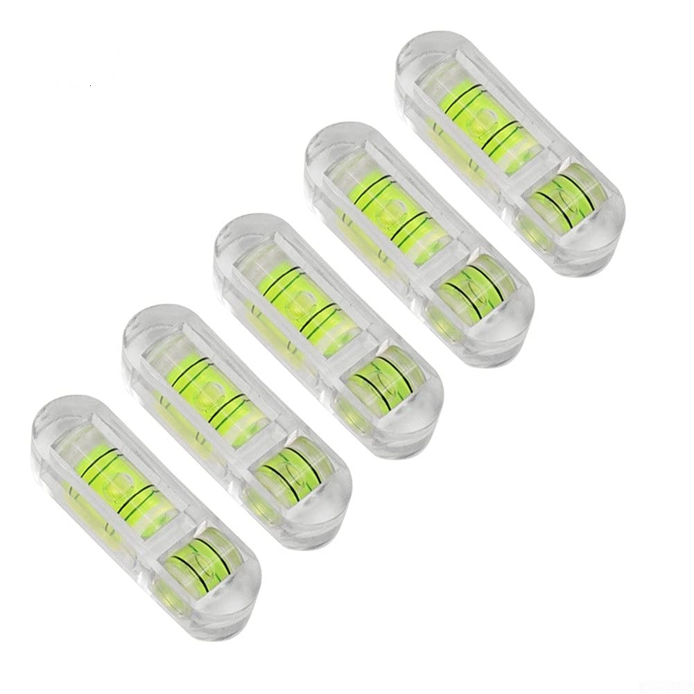 5pcs Multifunctional Mini Bubble Level Mini T-Type Bubble Spirit Level Acrylic Measuring Level Adjustment