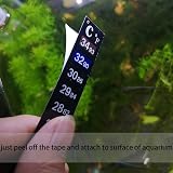 CONGGUAN 4Pcs Aquarium Temperature Sticker Thermometer 18-34°C view 5