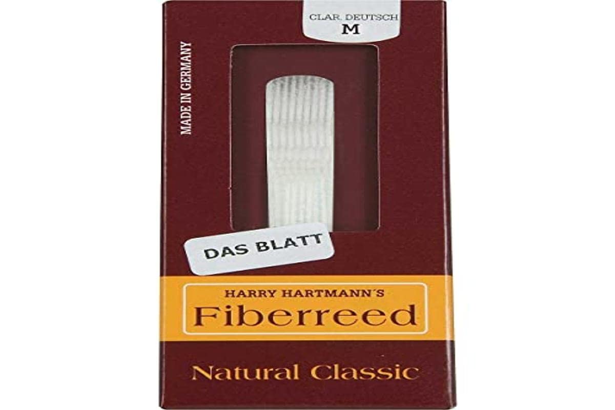 Fibrerereed reed BB clarinet German cut Natural Classic M — image 1