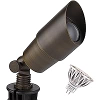 Arrownine Brass Landscape Spotlights for Low Voltage Landscape Lighting,Tree Lights Pathway Walkway Yard Garden Driveway Outd