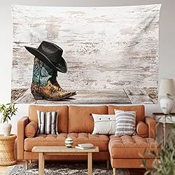 Ambesonne Western Tapestry, Traditional Rodeo