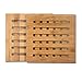 Sustainable Simplicity Lattice Bamboo Trivet, 2-pack, Square