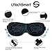 UtechSmart Sleep Mask, Black out Adjustable Contoured 3D Sleep Eye Mask Lightweight Comfortable Eye Cover Blindfold Eyeshade Sleeping Travel Shift Work Naps Meditation & Night
