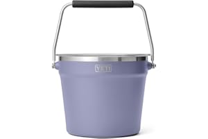 YETI Rambler Beverage Bucket, Double-Wall Vacuum Insulated Ice Bucket with Lid, Cosmic Lilac