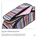 Kayhoma Boho Fanny Pack Stripe Festival Rave Retro Vintage Bum Bags Travel Hiking Waist Belt Purse