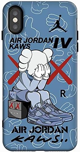 iPhone Protective Case Street Fashion KAWS X Air Jordan IV AJ4 Protector. (iPhone7/8)