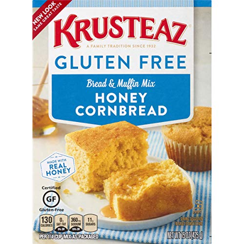 Krusteaz Gluten Free Honey Cornbread Mix, 15Ounce Box BrickSeek