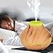 150ml Mini Aroma Essential Oil Diffuser,Sounwill Wood Grain Cool Mist Humidifier for Office Home Bedroom Living Room Study Yoga Spa - 2 Misting Modes