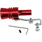 MASO Universal Blow-Off Valve Turbo Sound Whistle,Car Motorcycle Exhaust Pipe Whistle(Red/XL)
