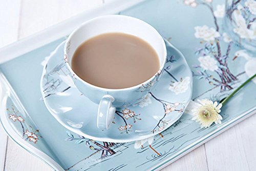 image for 123Arts Fine Bone China Flower Chintz Porcelain Coffee Mug Tea Cup wit