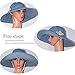 Womens Floppy Summer Sun Hat Outdoor Foldable Wide Brim Beach Cap Light Denim