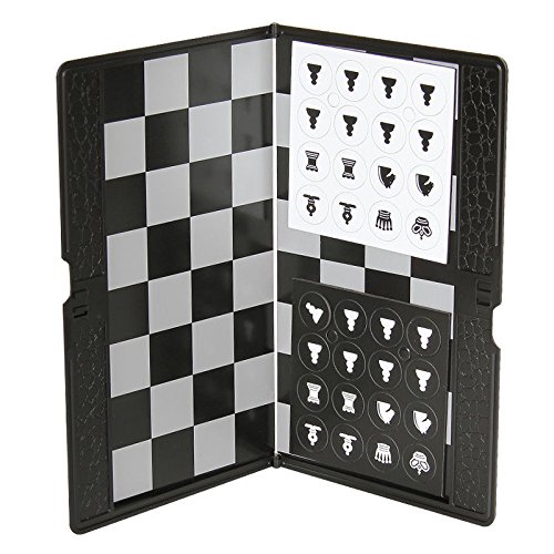 Foldable MINI Magnetic Chess Set Portable Wallet Pocket Chess Board Games