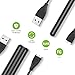3-Pack Charging Cable for Fitbit Charge HR - USB Charger Charging Cord for Fitbit HR Fitness Wristband by MCOCEAN (3.3Ft + 1Ft2, Do Not Fit for Fitbit Charge)