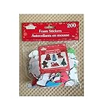 200 Count Christmas Foam Stickers