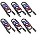 Moukey 6ft XLR Microphone Cable Balanced Mic Cable, XLR Male to XLR Female Cord for Audio Speakers, Black 6-Pack, (MK0008)