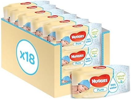 18 pack huggies wipes