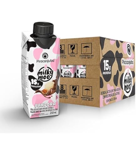Piracanjuba Bebida Láctea Milky Moo 15g Mimosa 250ml - 12 unidades