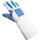 JIAHG Adult Youth Right Hand Padded Fencing Glove Breathable Knitted Anti Slip Training Fencing Glove Padded Hand Protection