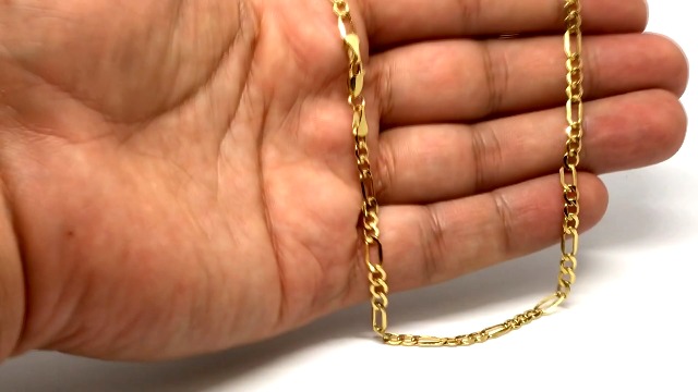 BELIEVER JEWELRY 14k 2.0mm Figaro Chain