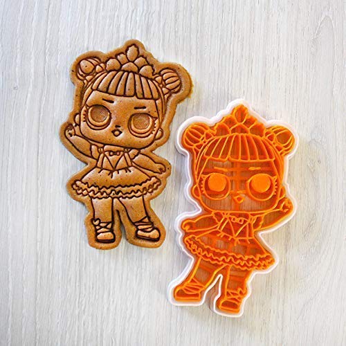 Cookie Cutter LOL DOLL Serias Baking Cake Fondant Frame Mold for Buscuit."5 in