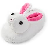 Csfry Baby Girl's Premium Soft Plush Slippers Cartoon Warm Winter House Shoes