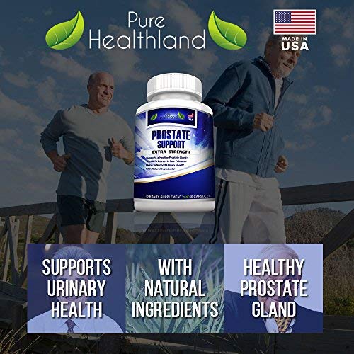 Stop Frequent Urination! Most Complete Super Prostate Health Support Pills Formula for Men with 33 Natural Ingredients Including 45% Saw Palmetto Extract. Best for Men's Urinary Health - 6 Bottles