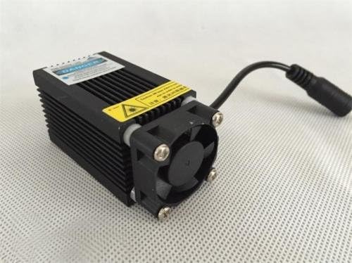 Semiconductors Adjustable Focal Blue-Violet Industrial Engraving Laser Module 2500mW 12V 445nm for Micro-Laser Engraving Machine