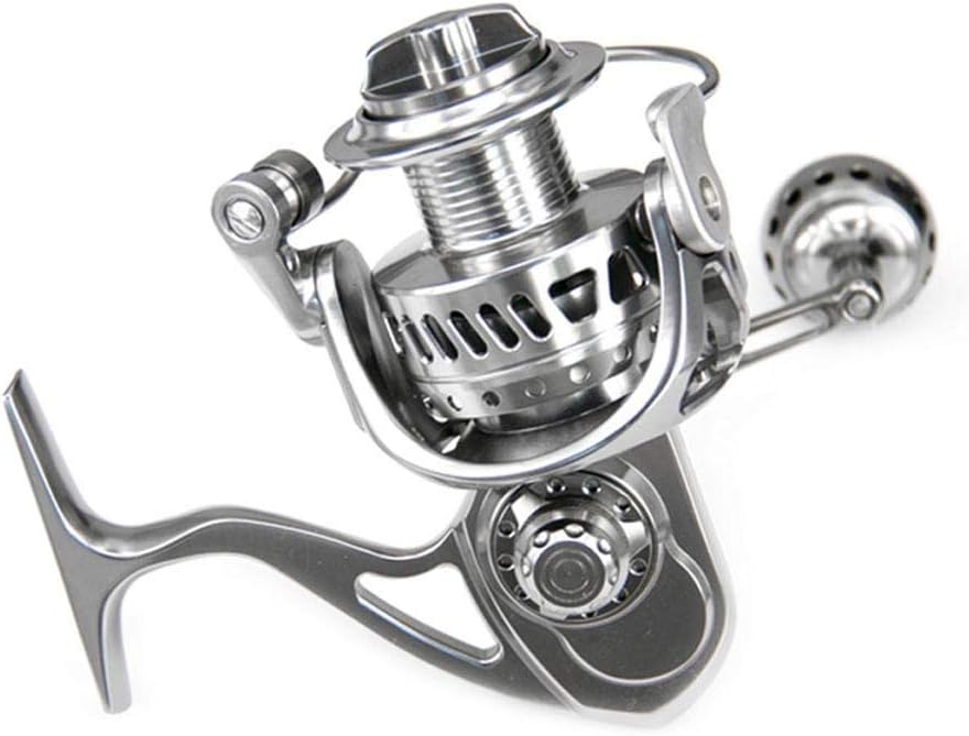 gdangel fishing reel Corrosion Resistant 100% Full Metal Body Spinning Fishing Reel 11+1 Bb Max Drag 30kg Saltwater Sea Boat Fishing Reel Mc6000 Gun Color