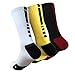 MUMUBREAL Men's Basketball Socks Cushioned Dri-Fit Athletic Crew Socks
