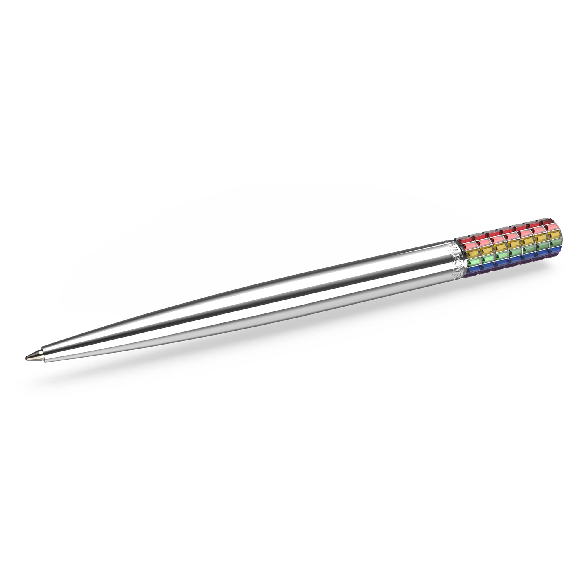 Swarovski Ballpoint pen, Multicoloured, Chrome plated