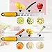 Zester Grater Stainless Steel Rasper with Utensil Blade for Orange Cheese Vegetable Chocolate Safe Cover Peeler 2 Pack
