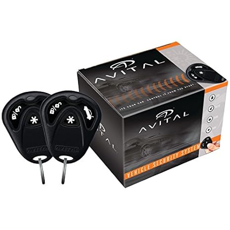 Amazon.com: AVITAL 3100L 3100 1-Way Security System with Siren