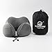 eJourney Enoch Journey Travel Neck Pillow Support, Memory Foam Travel Pillow - Travel Memory Foam Neck Pillow Portable Cover Bag, Washable Pillow Cover, Versatile for Any Trip (Grey)