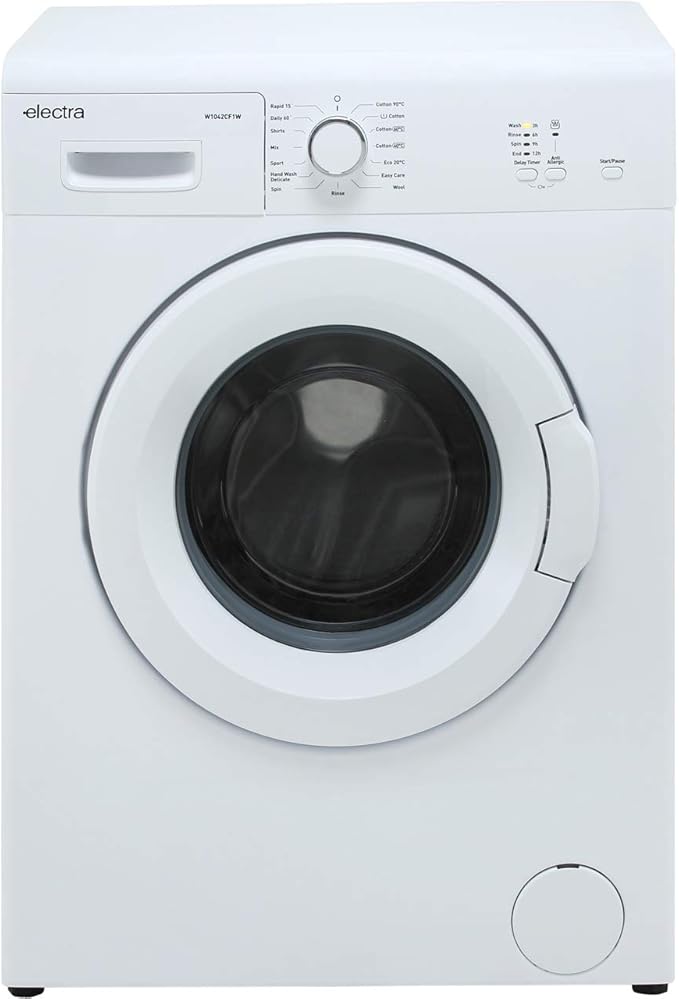 Electra W1042CF1W 5Kg Washing Machine with 1000 rpm White Amazon.co