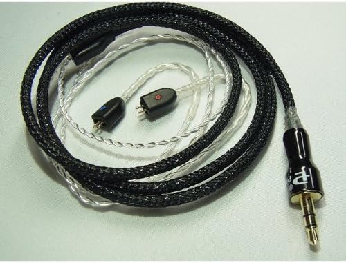 Effect Audio Studio "Pearl V2" Palics Black&amp;Clear Ultimate ears Upgrade Replacement Cable Clear for 10PRO 10VI 5Studio 3Studio