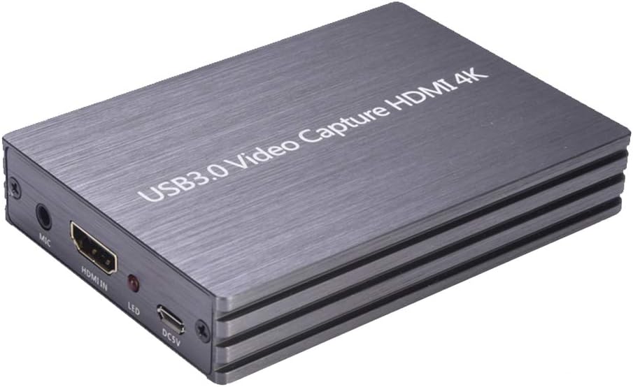 4K HDMI Recording Box HD Video Capture Card 1080P Video Recorder Driverless for Game Live
