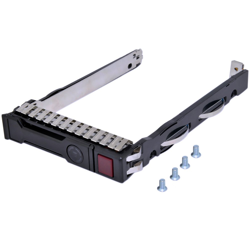 Pack of 2, RGBS 2.5" SFF SAS SATA HDD Tray Caddy for HP Proliant 651687-001 651699-001 G8 Gen8 Gen9 G9 ML350p ML350 DL360e DL360p DL320e DL380e DL380P DL160 SL270s 230 series with 4 mounting screws