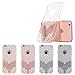 iPhone 6/6S Case, LUOLNH White Henna Mandala Transparent Clear Design TPU Bumper Protective ShockproofBack Case Cover for iPhone 6/6s (4.7 Inch)