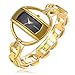 Fashion Women Gold Crystal Bangle Watch Ladies Luxury Wrist Quartz Watches