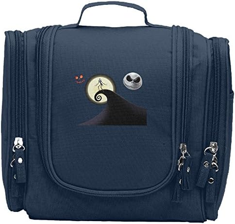 Tim Burton's The Nightmare Before Christmas Jack &amp; Sally Cosmetic Makeup Bag
