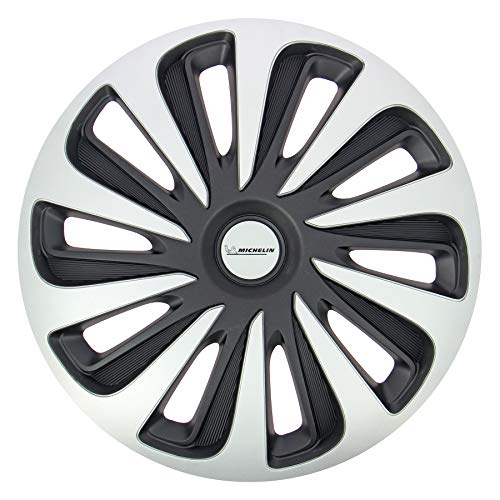 WRC MICHELIN 4 wheel trims. NVS 3D Black edition. 15 wheels.
