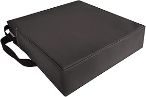 MERIGLARE Kids Booster Seat Pad Kitchen Chair Increasing Cushion Anti-Scratch Sponge Core Removable Easy Clean Cover Suitable