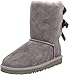 UGG Australia Girl's Bailey Bow Grey 4 M US