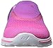 Skechers Kids Go Walk 3 Slip On (Little Kid/Big Kid), Purple/Neon Pink, 12 M US Little Kid