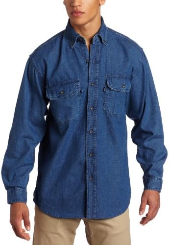 Key Industries Mens Long Sleeve Washed 