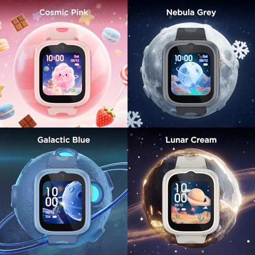 TCL MOVETIME MT48 - 4G Smart Watch for Kids with GPS Tracking, SOS Button, 2MP Camera, Fitness Tracking and Personalised Themes