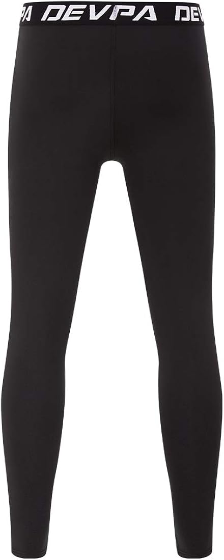 Devoropa Boys Leggings Quick Dry Youth Compression Pants Sports Tights Basketball Base Layer : Clothing