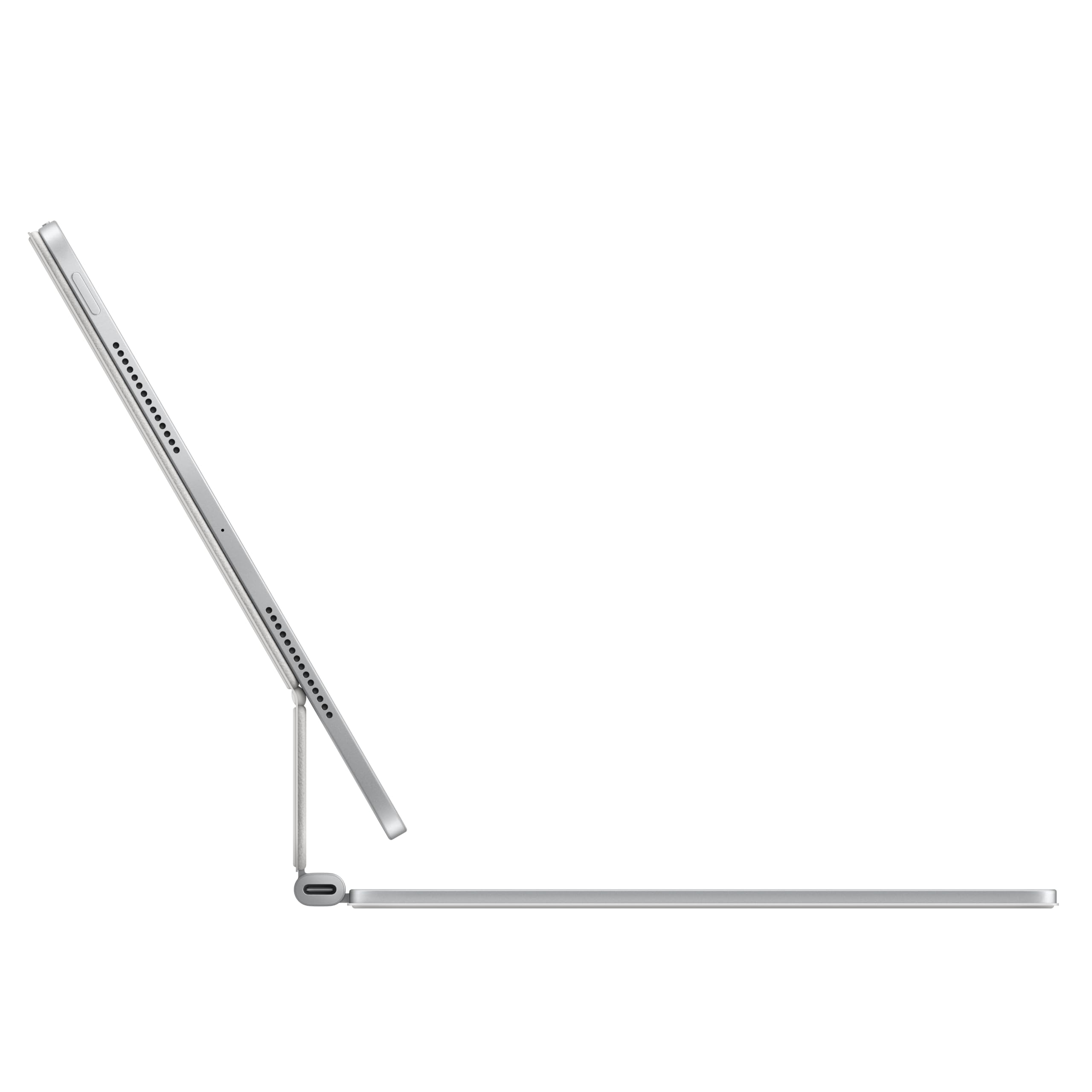 Apple iPad Magic Keyboard Case for iPad Pro 11-inch (M4), Great Typing Experience, Built-in Trackpad, Function Row, US English - White