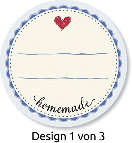 Avery 56819 Round Home Made Writable Gift Stickers/Product Labels, Multi-coloured, Pack of 50, 38 mm, multicoloured, 38mm - Image 5