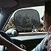 Car Sun Shade - 4 Pack Cling Car Side Windows Sunshade for Baby,Car Sunshades Protector,80 GSM for Maximum UV/Sun/Glare Protection for Kids,2 Pack 20